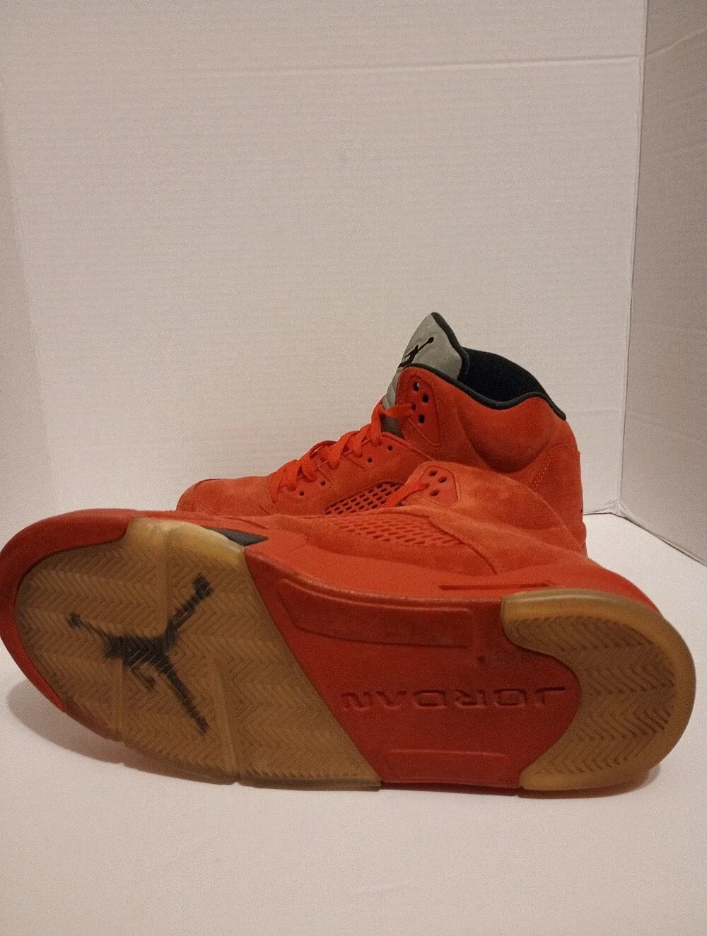 Jordan Retro 5 Red Suede Mens 11.5
